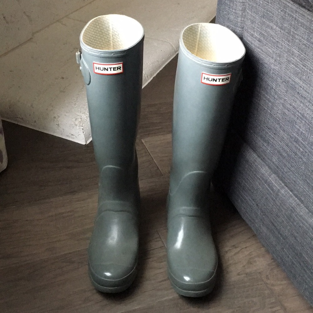 Hunter Tall Gray rain boots